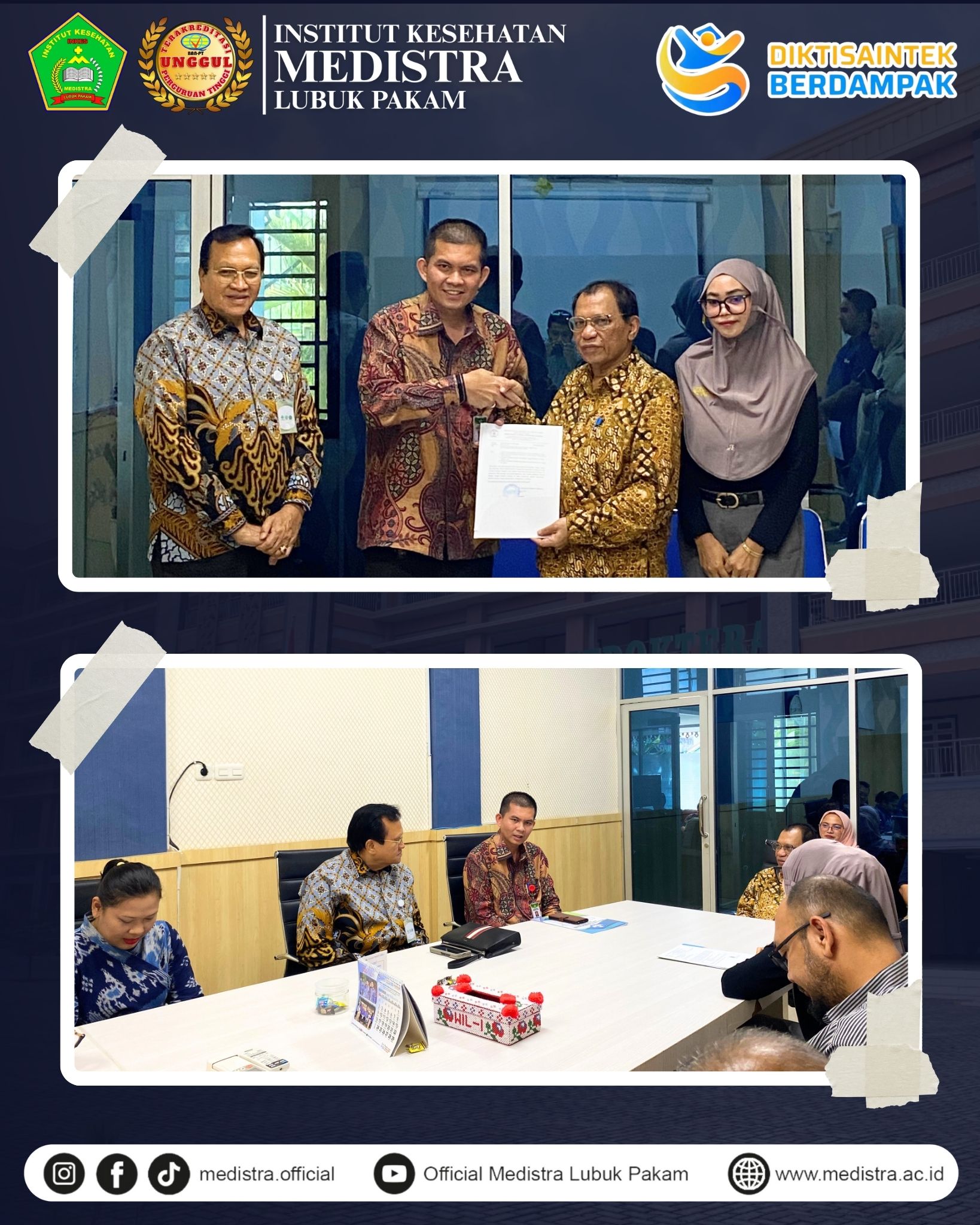 Serah Terima SK Program Studi Magister Farmasi (S2) Medistra Resmi Dilaksanakan