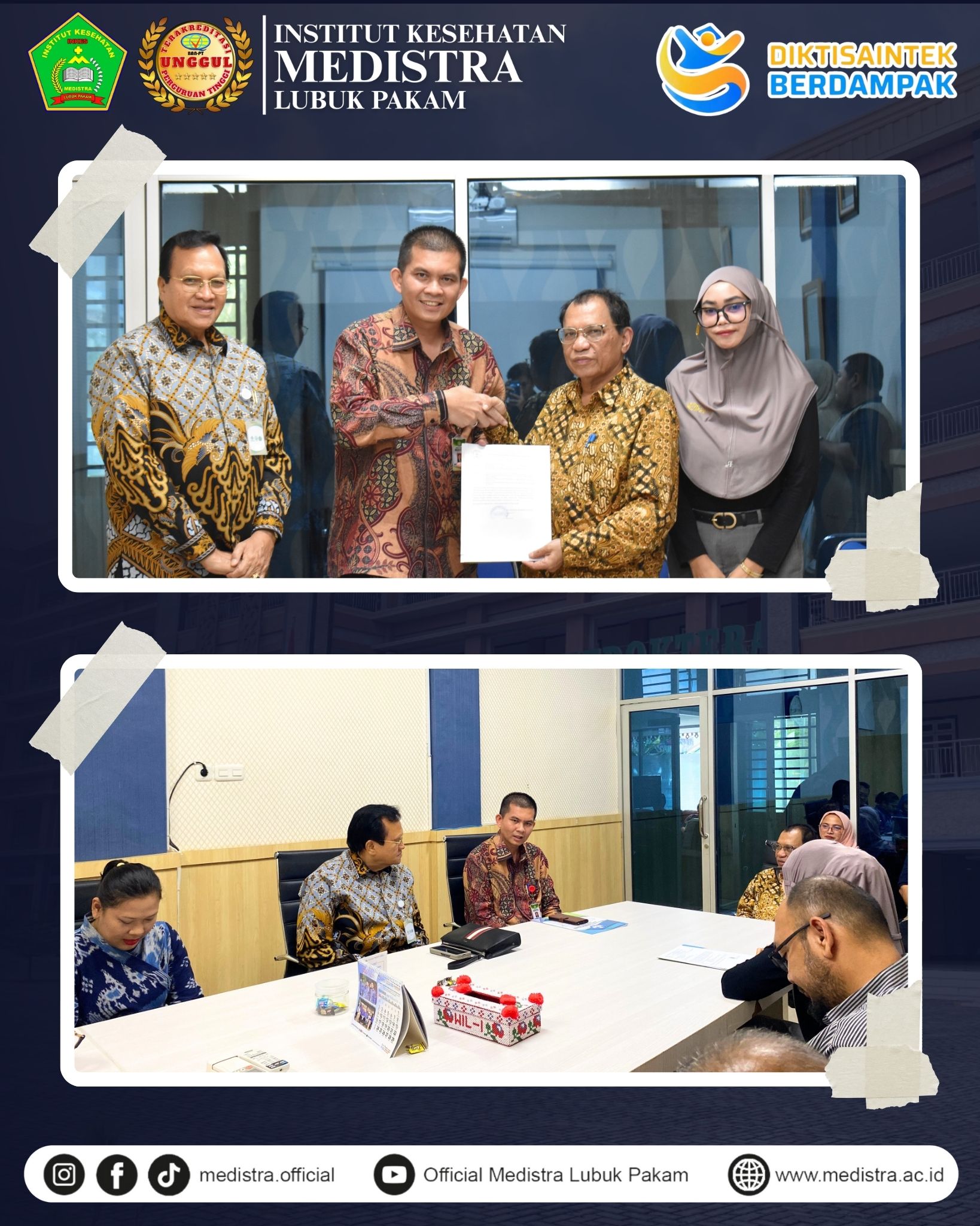 Serah Terima SK Program Studi Magister Farmasi (S2) Medistra Resmi Dilaksanakan