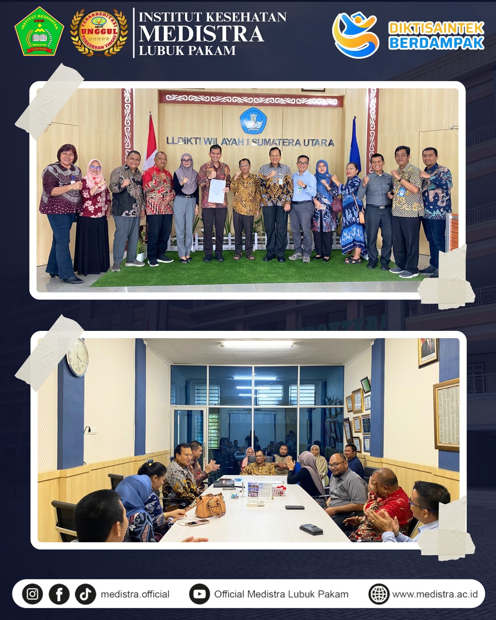 Serah Terima SK Program Studi Magister Farmasi (S2) Medistra Resmi Dilaksanakan